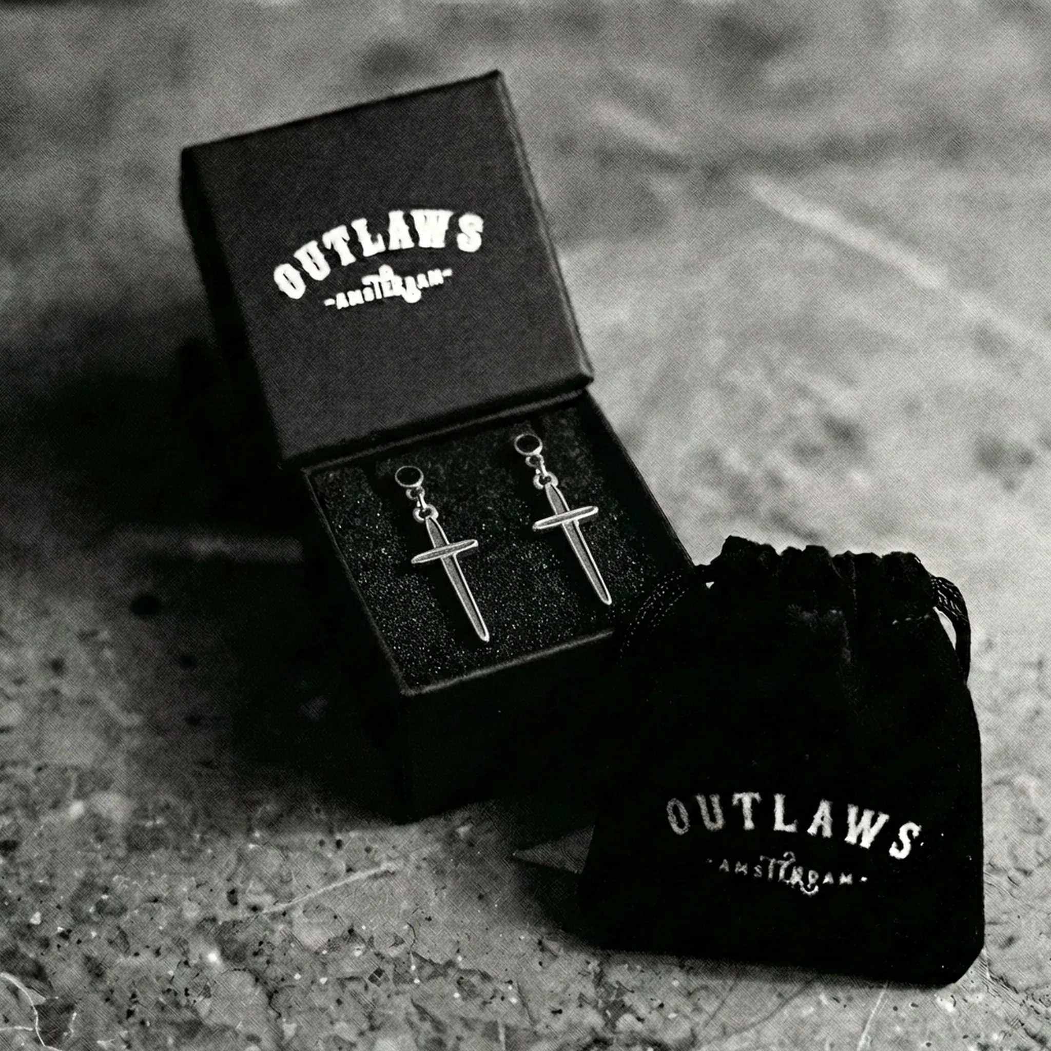 TWINBLADES EARRINGS. - 925 STERLING SILVER - Image 6
